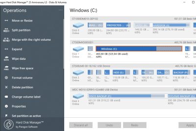 Unir particiones de disco duro windows 10